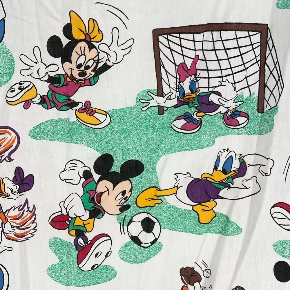 90s Disney Sports Twin Sheet Set 1990s Vintage